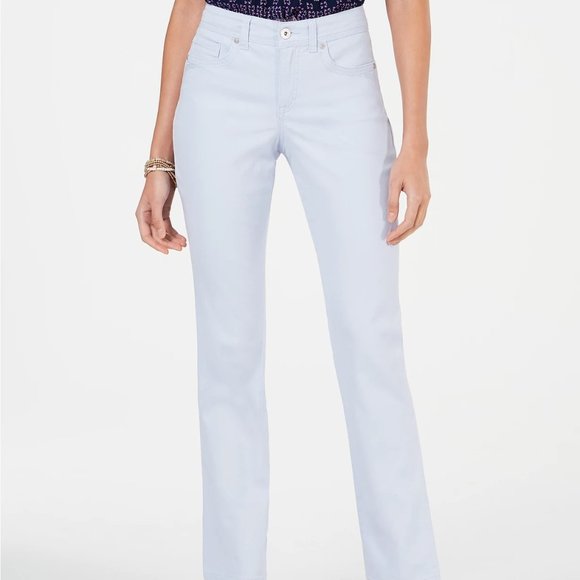 Style & Co Tummy-Control Straight-Leg Jeans - Picture 1 of 5